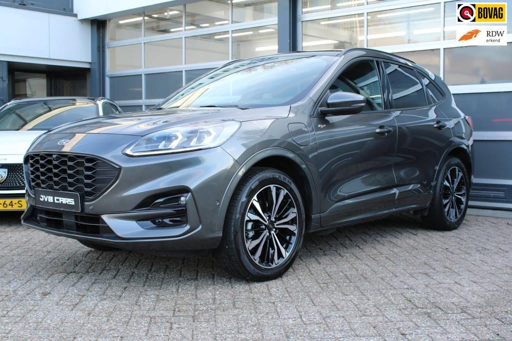 Ford Kuga 2.5 PHEV ST-Line X, Auto's, Automaat, Gebruikt, Zwart, Adaptive Cruise Control