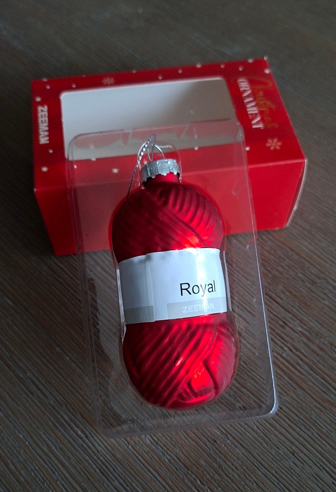 kerst ornament bolletje wol  nieuw! limidit edition, Ophalen of Verzenden, Nieuw