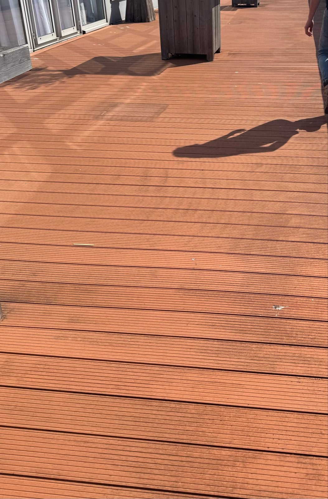 Composiet vlonderplanken 5m - 125m² terras, Tuin en Terras, Ophalen, Gebruikt, Composiet