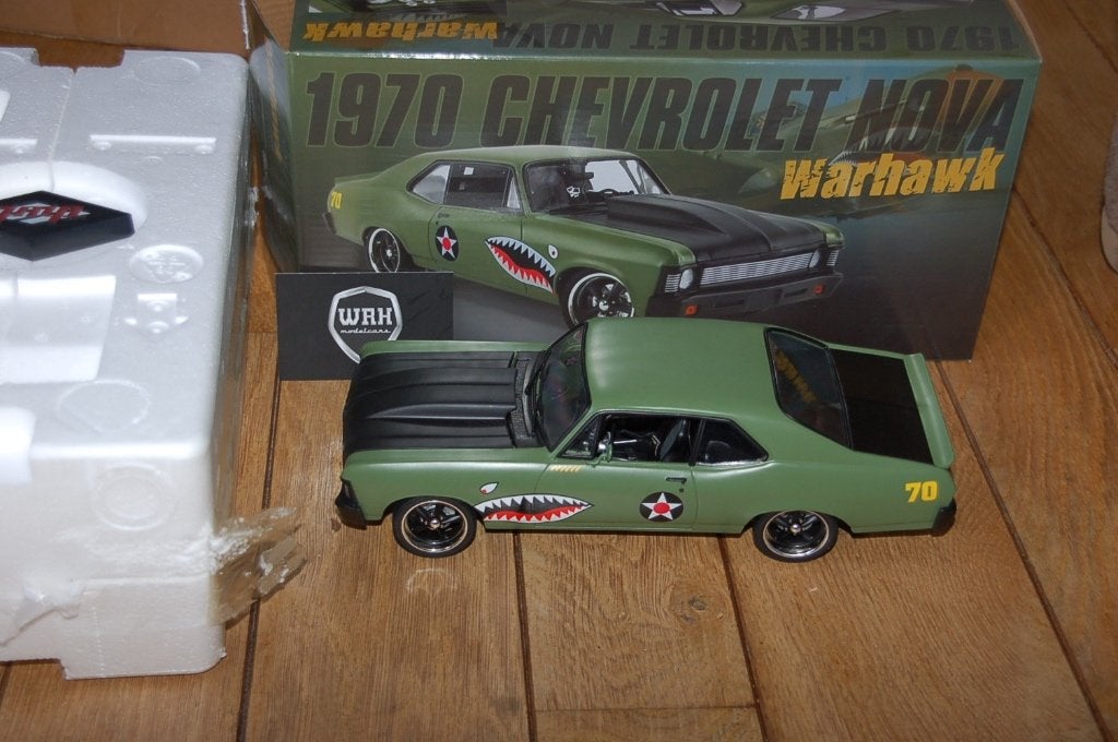 1:18 CHEVROLET NOVA STREETFIGHTER WARHAWK GMP WRH, Verzenden, Zo goed als nieuw, Auto, Overige merken