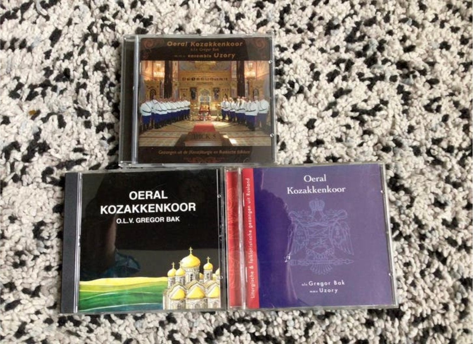 3X KOZAKKEN KOOR CD,s 🌺 voor €10,00 OLV GREGOR BAK, Overige genres, 1 speler, Ophalen of Verzenden, Zo goed als nieuw