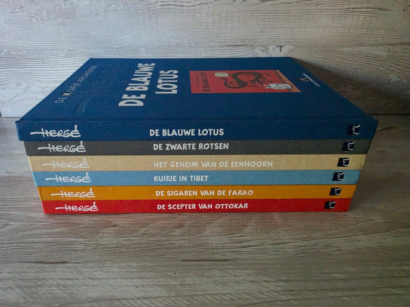 6 mooie Kuifje Archieven., Boeken, Meerdere stripboeken, Ophalen of Verzenden, Zo goed als nieuw