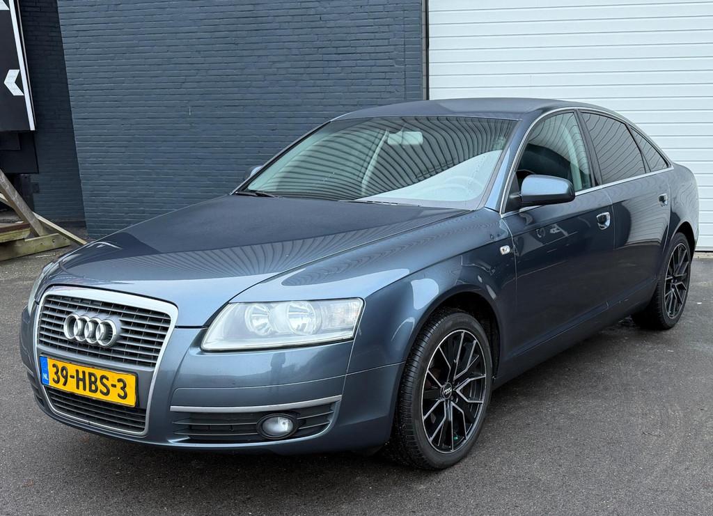 Audi A6 Limousine 2.8 FSI Pro Line Business AUT/6CILL/CRUISE, Auto's, Audi, Stof, Gebruikt, 2773 cc, Blauw
