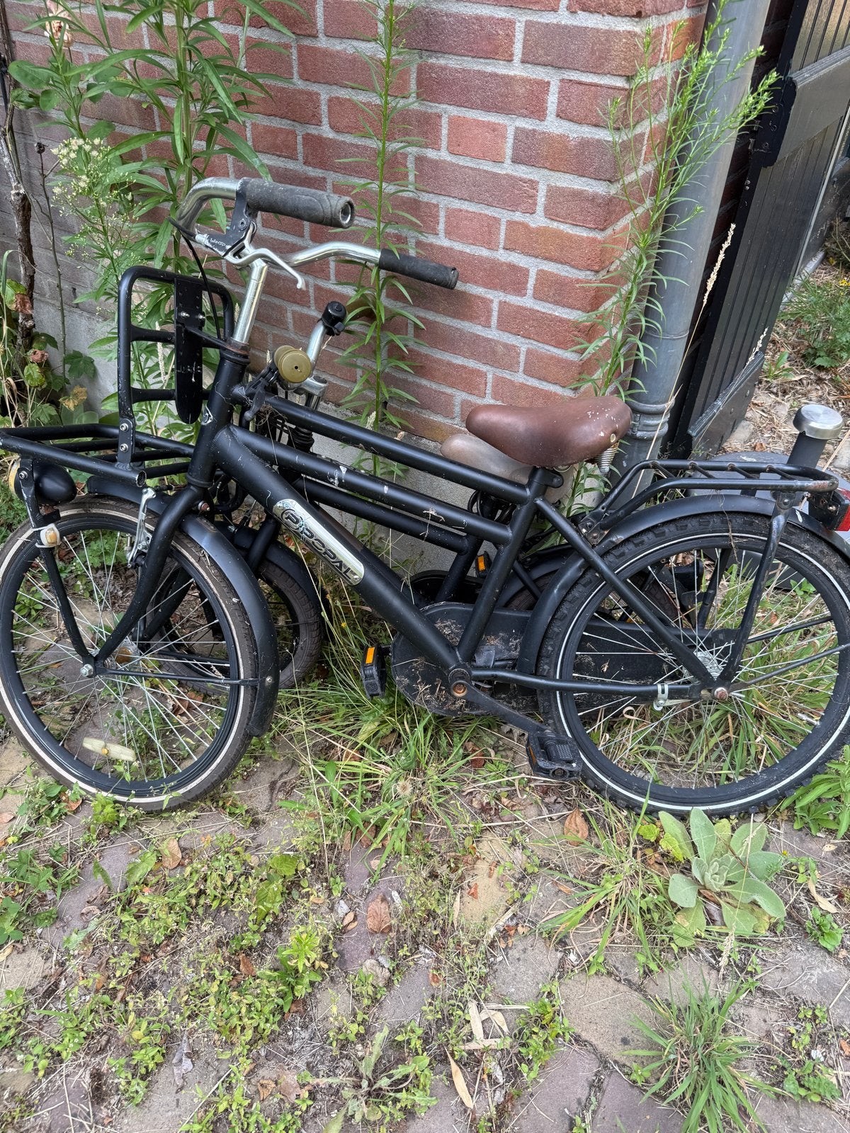 Popal Daily Dutch Basic Kinderfiets - Zwart - 22 inch, Terugtraprem, Ophalen, Overige merken, 53 tot 56 cm