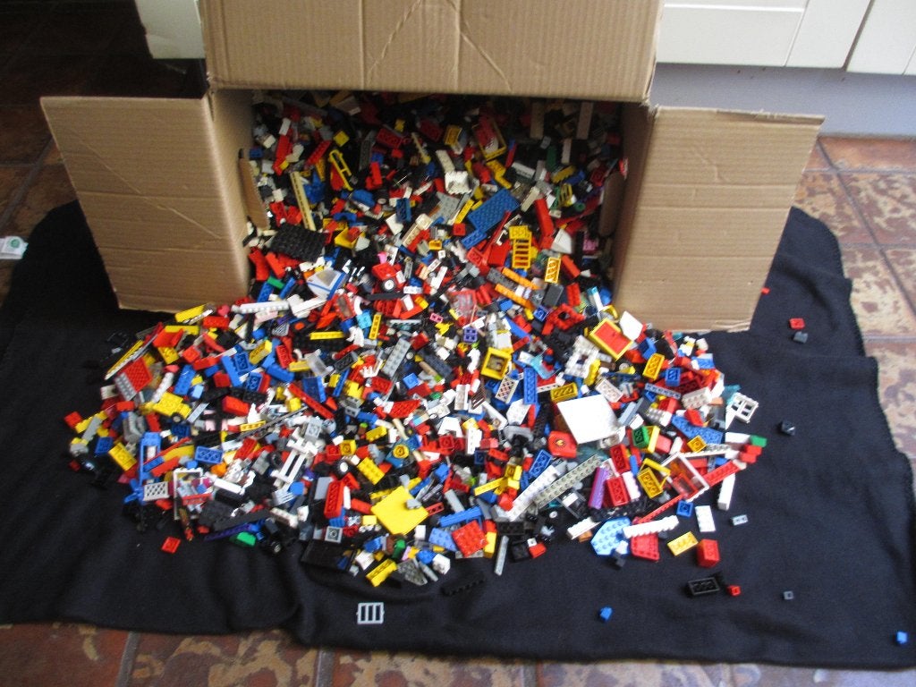 lego 16 kilo netto dikke doos vol met lego onderdelen, Ophalen of Verzenden, Gebruikt, Losse stenen, Lego