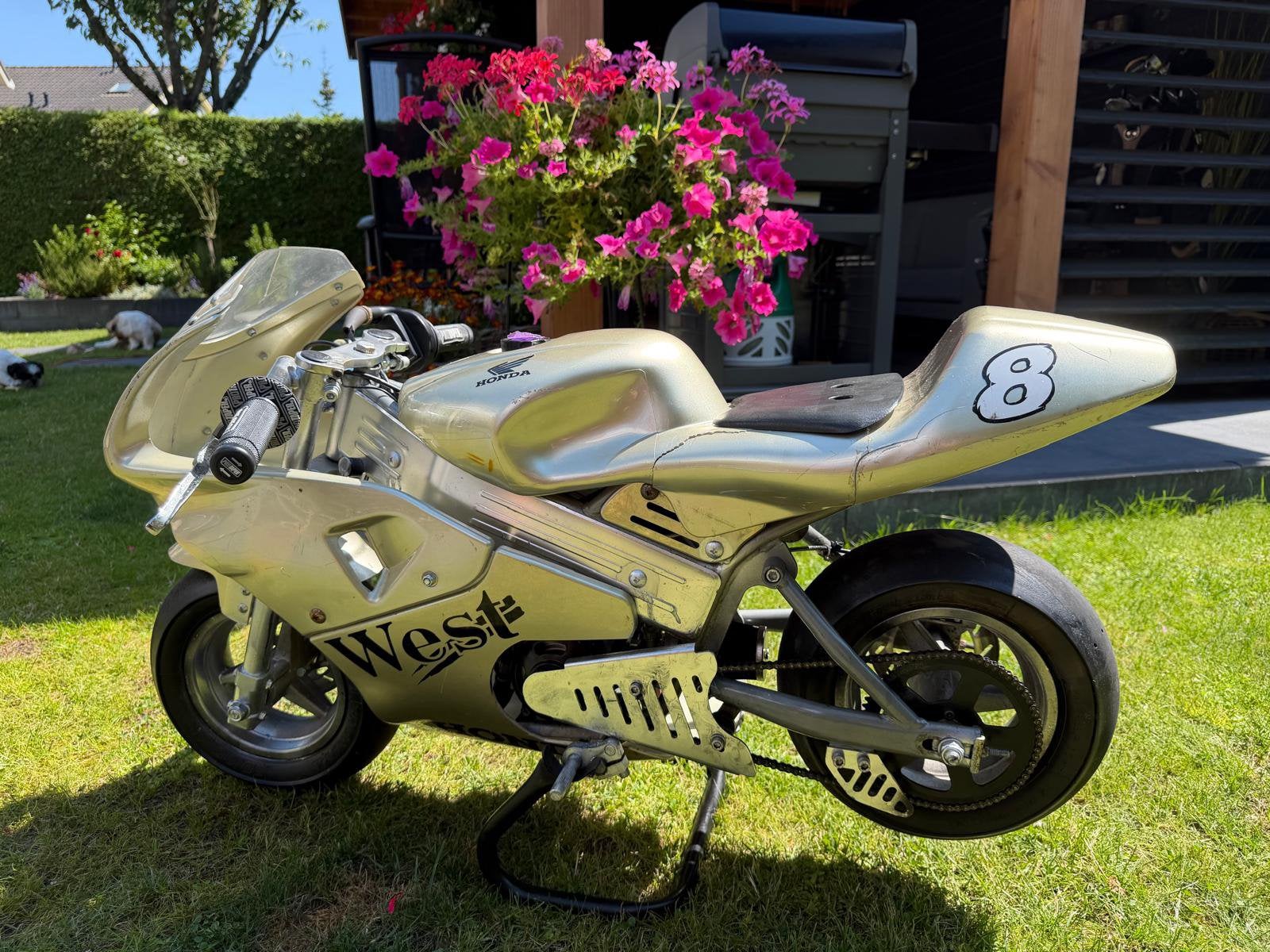 Minibike/ pocketbike, Fietsen en Brommers, Minibikes, Midibikes en Pitbikes, Ophalen, Gebruikt, Overige typen, 49 cc