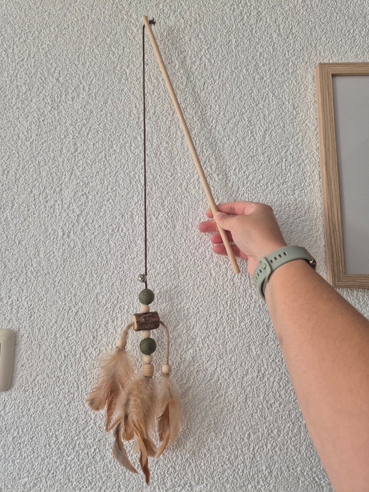 Adori Hengel Naturals Bal, Dieren en Toebehoren, Kattenspeelgoed, Ophalen, Nieuw, Speelhengel