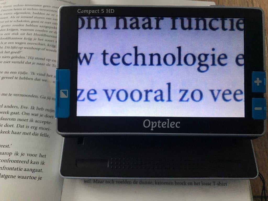 Optelec Leesloupe Compact 5HD, Hobby en Vrije tijd, Vergrootglazen, Loepen en Loeplampen, Ophalen of Verzenden, Vergrootglas of Loep