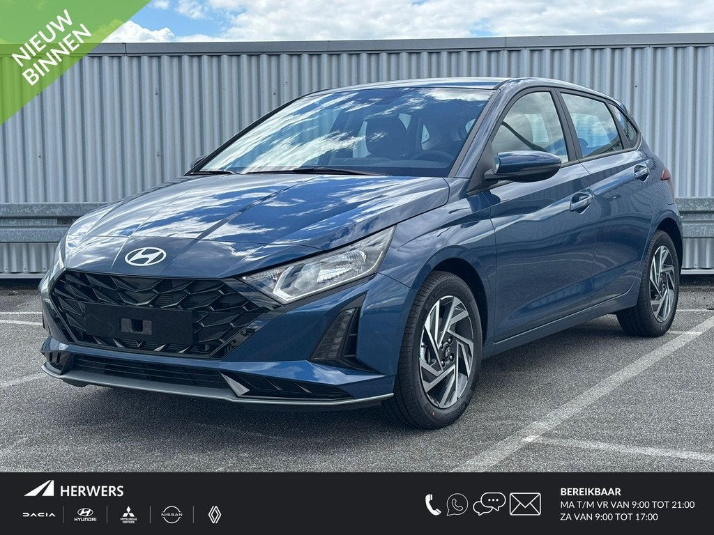 Hyundai i20 1.0 T-GDI Comfort / €4000,- Voordeel / Uit Voo, Auto's, Voorwielaandrijving, Euro 6, 1045 kg, Blauw