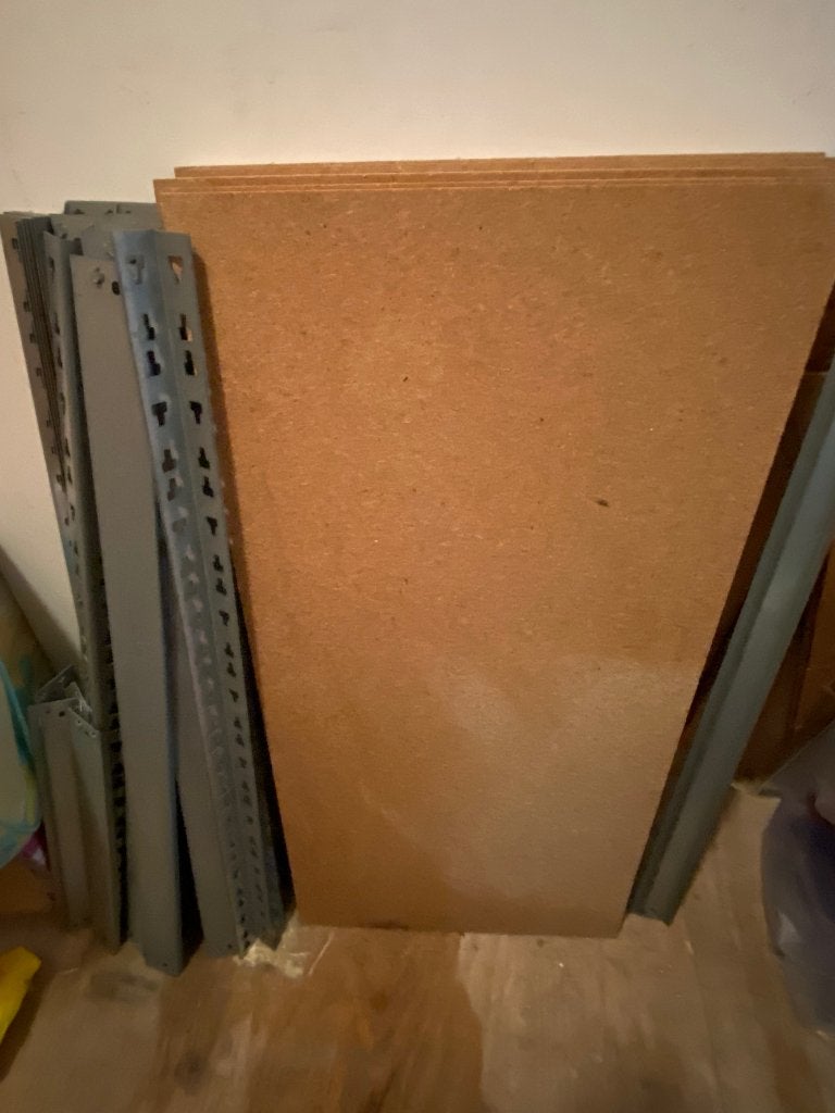 Gratis stellingkast, Ophalen, Gebruikt