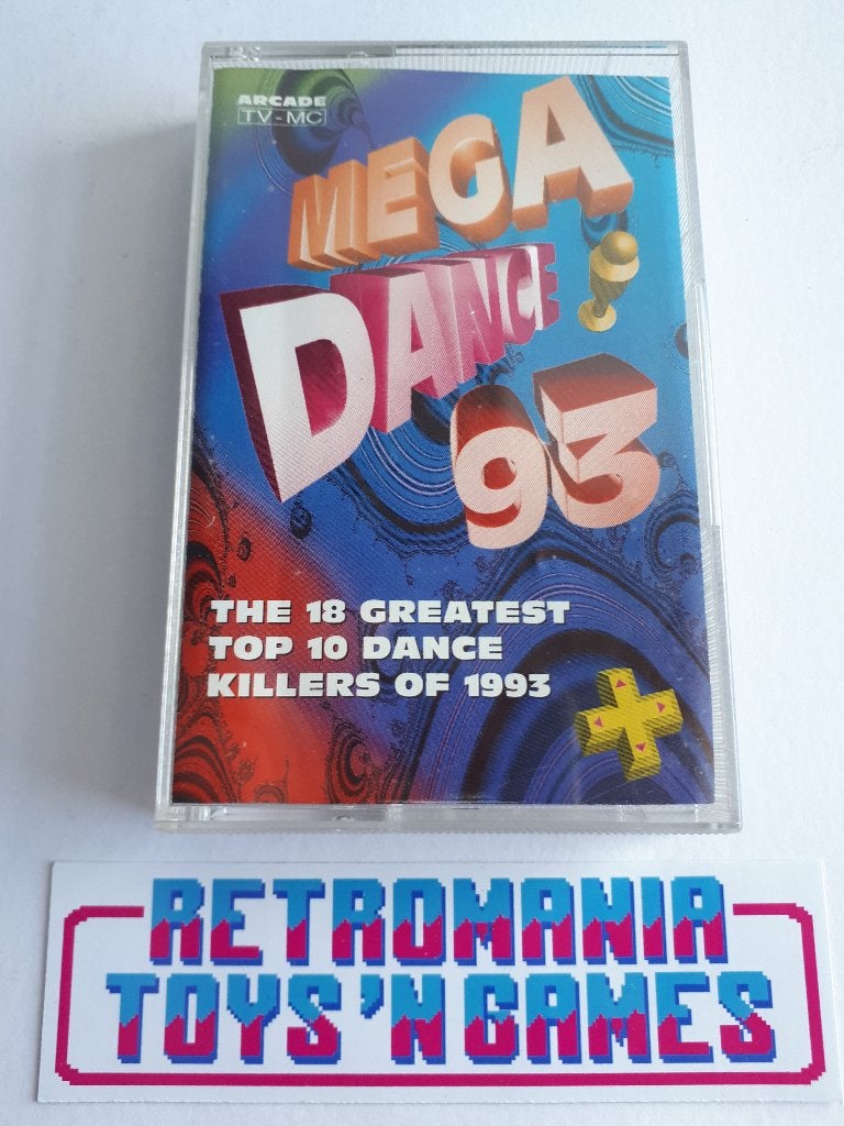 cassettebandje - mega dance 93, Gebruikt, -, Verzenden, -