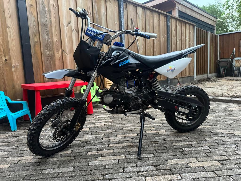 Pitbike 125cc - 4 versnellingen, Fietsen en Brommers, Minibikes, Midibikes en Pitbikes, Ophalen, Gebruikt, Schijfrem, Pitbike