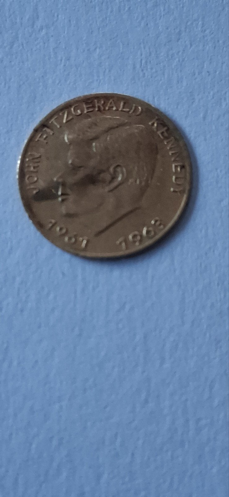 Penning /munt Goud . Presdent Kennedy 1961 - 1963., Postzegels en Munten, Ophalen of Verzenden, Noord-Amerika, Goud