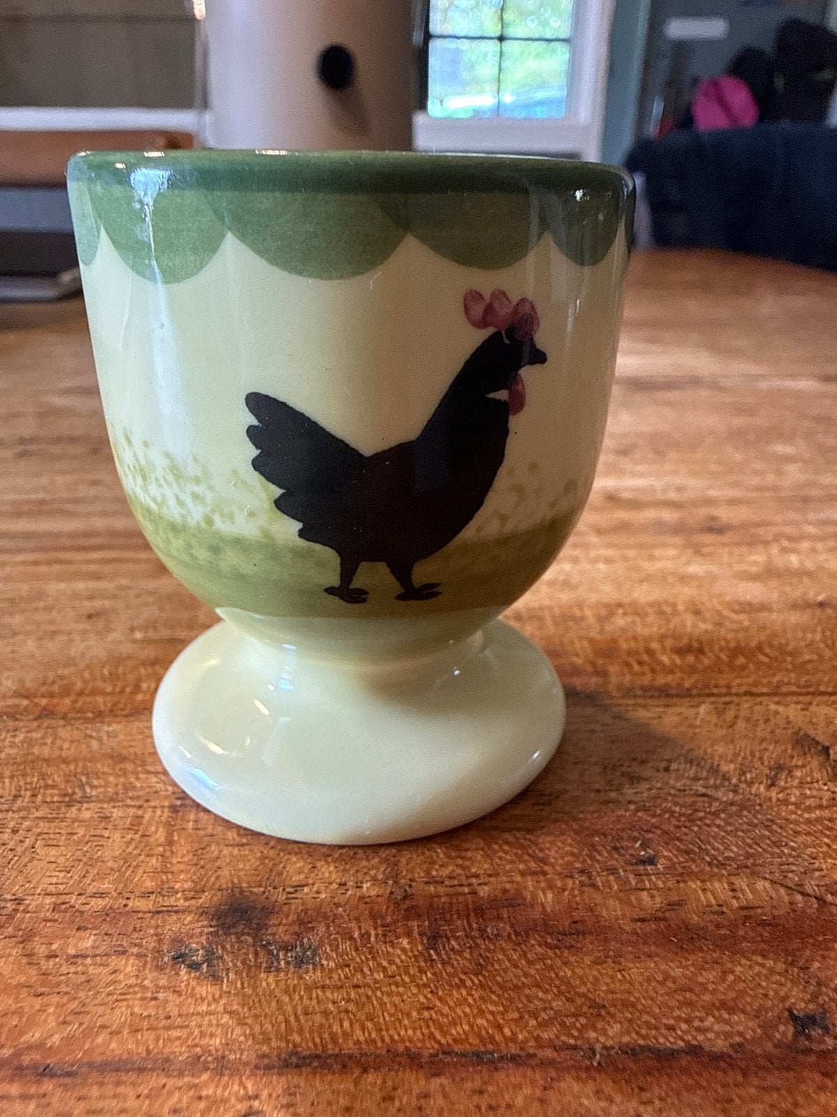 Leuke eierdop met kip design ZELLER, Gebruikt, Keramiek, Ophalen of Verzenden, Landelijk/Boerenbont