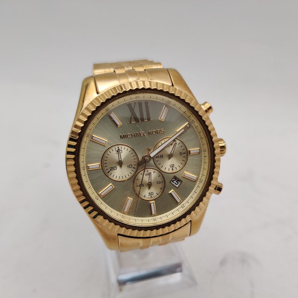 Michael Kors Heren Horloge Lexington MK8281 nu voor €149.99, Mk, Mk, Ophalen of Verzenden, Zo goed als nieuw