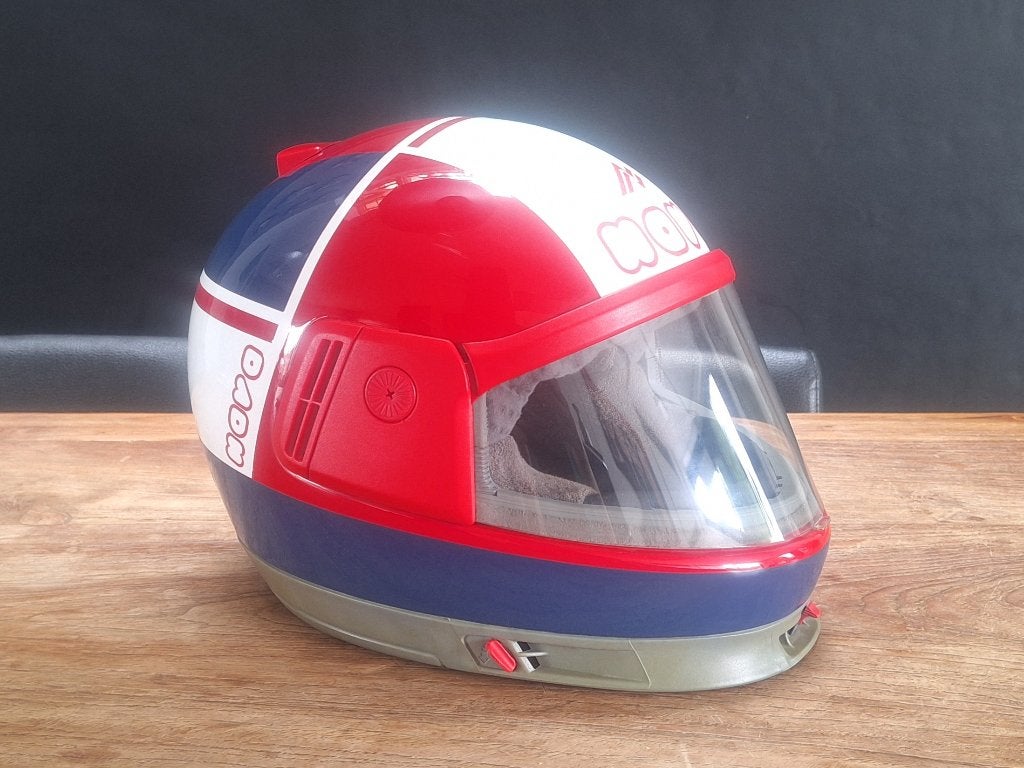vintage NAVA professional motorhelm integraalhelm maat ca. L, Motoren, Overige merken, Heren, Ophalen of Verzenden, Integraalhelm