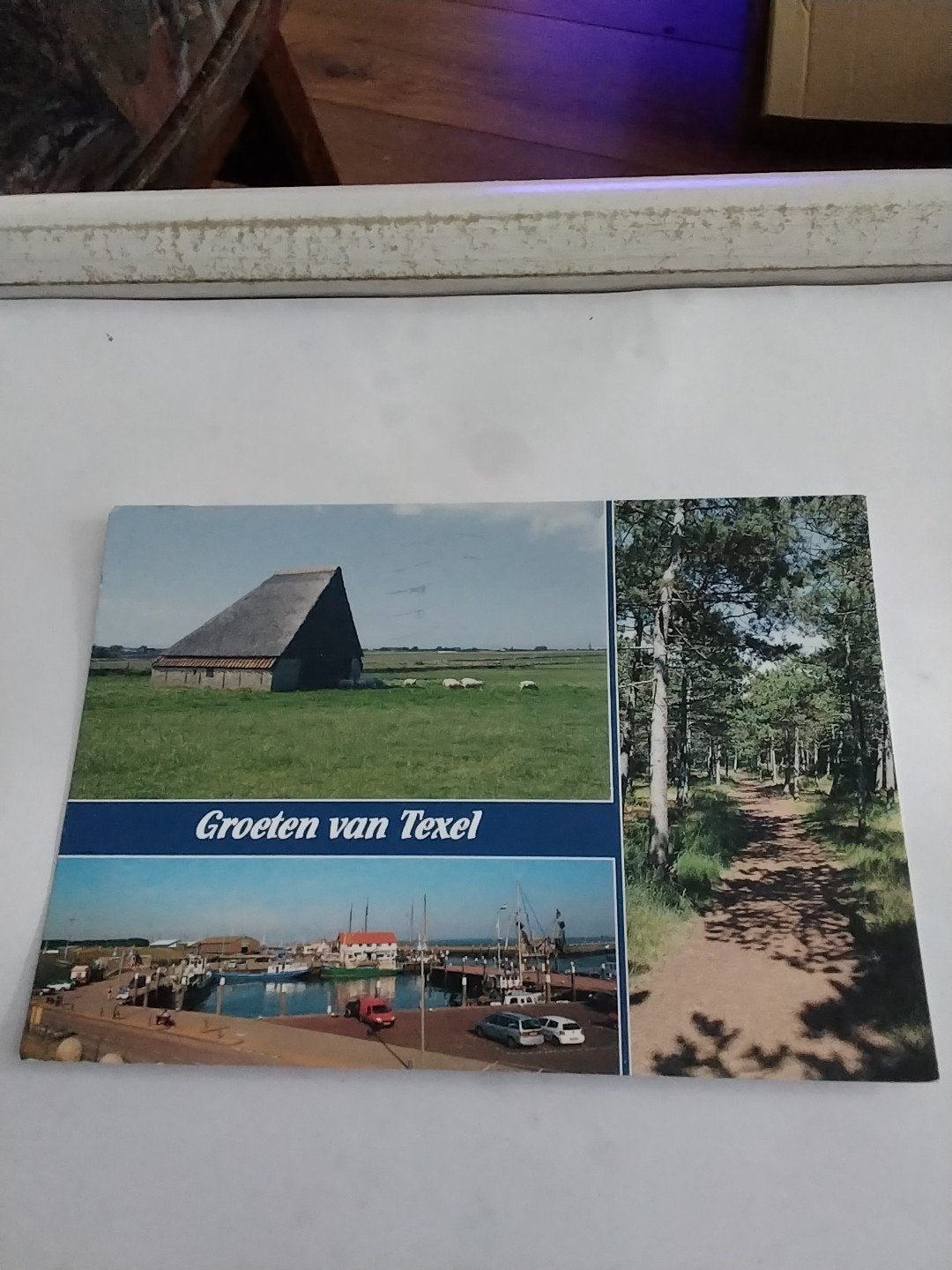Ansichtkaart Groeten van Texel - Gelopen, Ophalen of Verzenden, 1980 tot heden, Gelopen, Noord-Holland