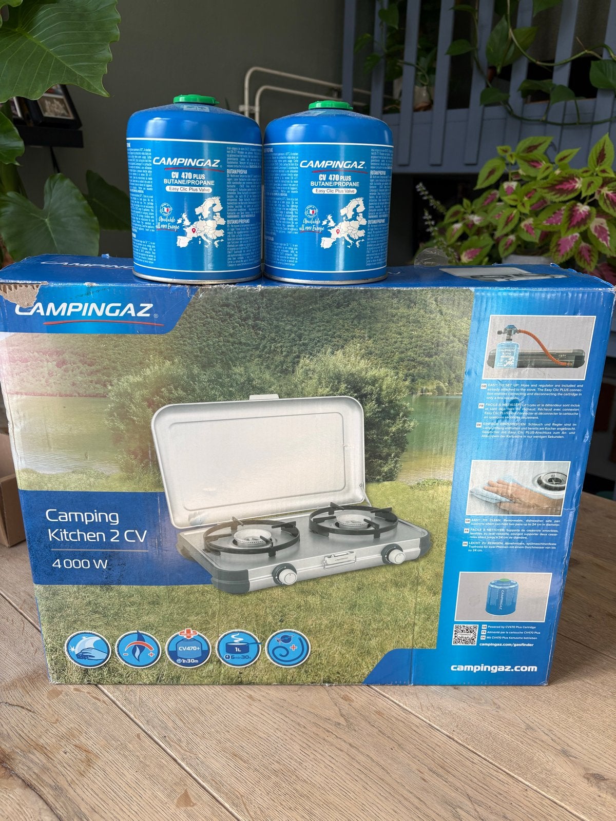 Campingaz Camping Kitchen 2 CV met 2 gasflessen, Ophalen, Nieuw
