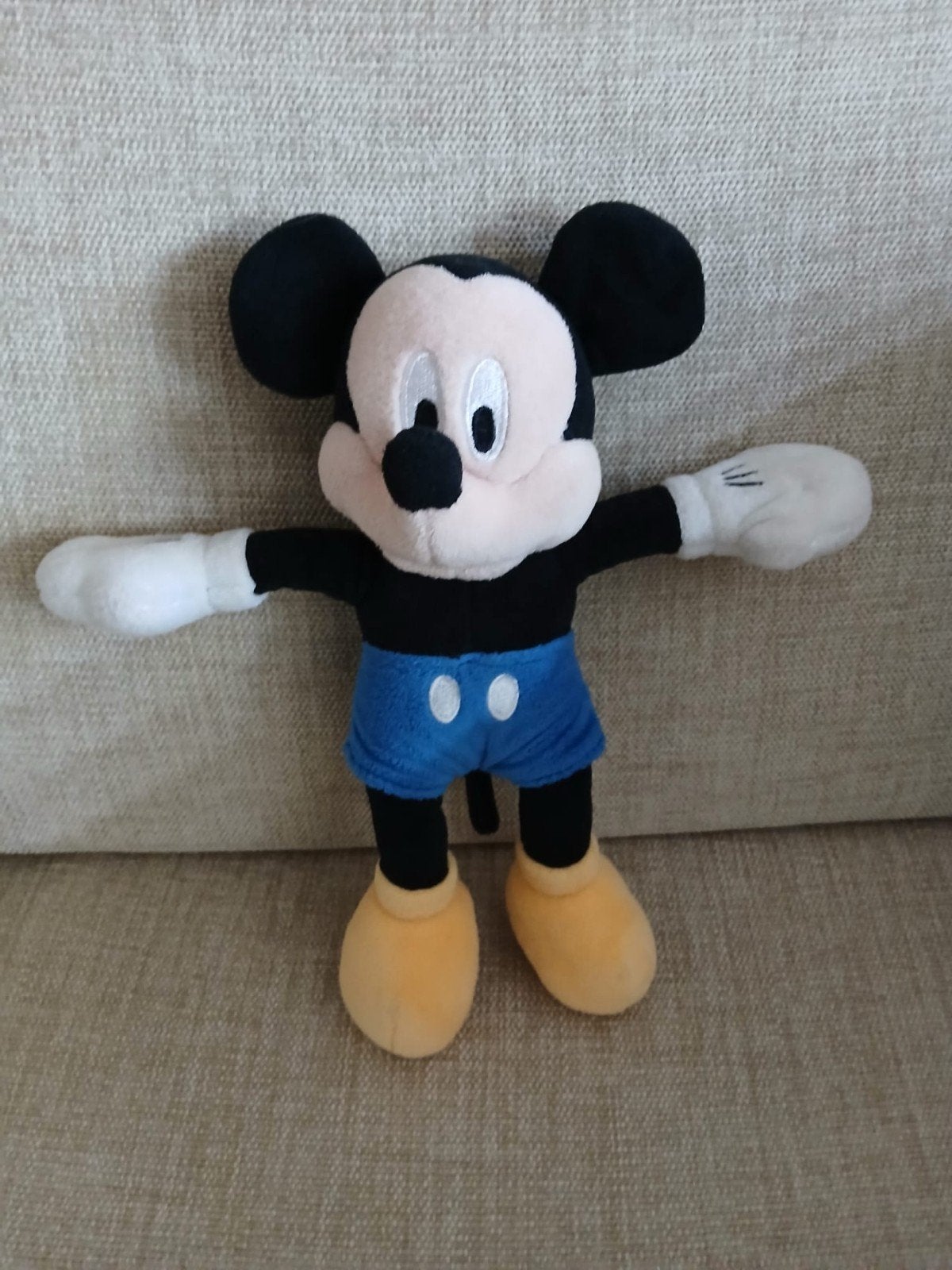 Disney Mickey Mouse knuffel 20 cm., Ophalen of Verzenden, Gebruikt, Muis, Middelgroot (20 tot 80 cm)