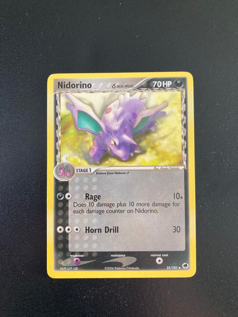 Pokemon kaart Nidorino, Ophalen of Verzenden