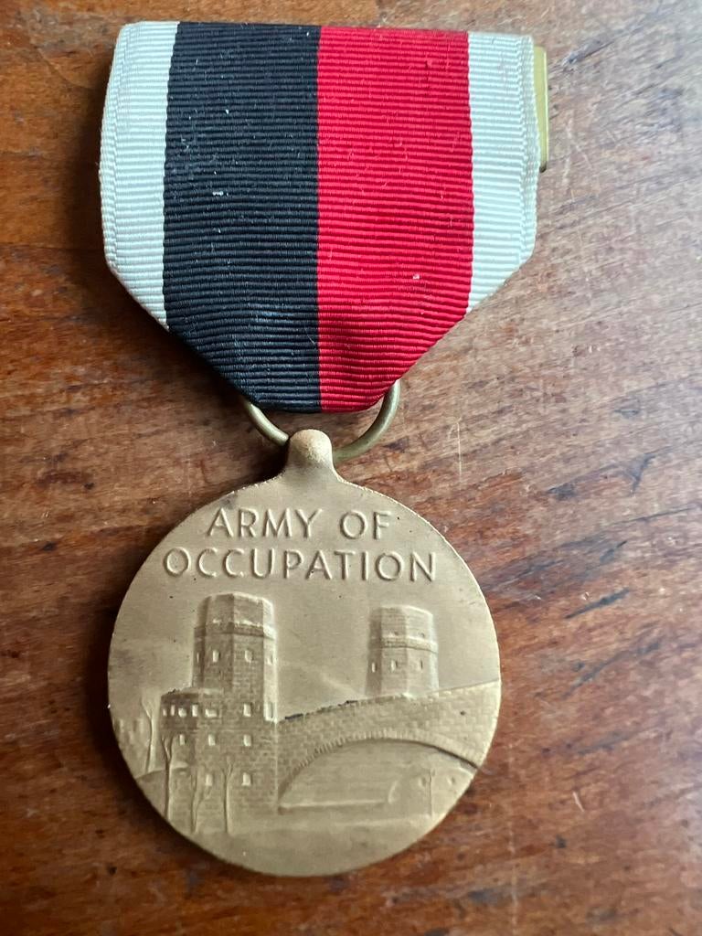 WO2 Amerikaans Occupation Medal medaille Japan 1945, Lintje, Medaille of Wings, Ophalen of Verzenden, Nederland
