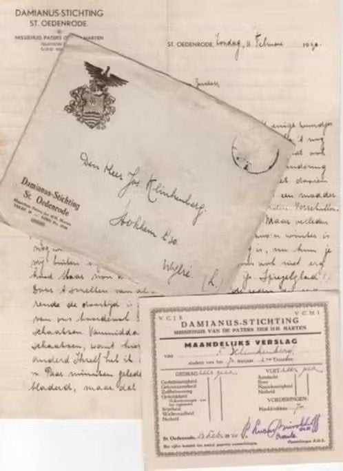 Brief Damianus Stichting St. Oedenrode Klinkenberg 1940., Ophalen of Verzenden, Zo goed als nieuw