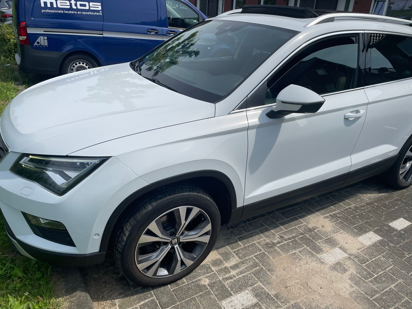 Seat Ateca 2.0 TDI 190pk 4DRIVE Dsg-7 2017 Wit, Auto's, Seat, Automaat, Euro 6, Ateca, Wit