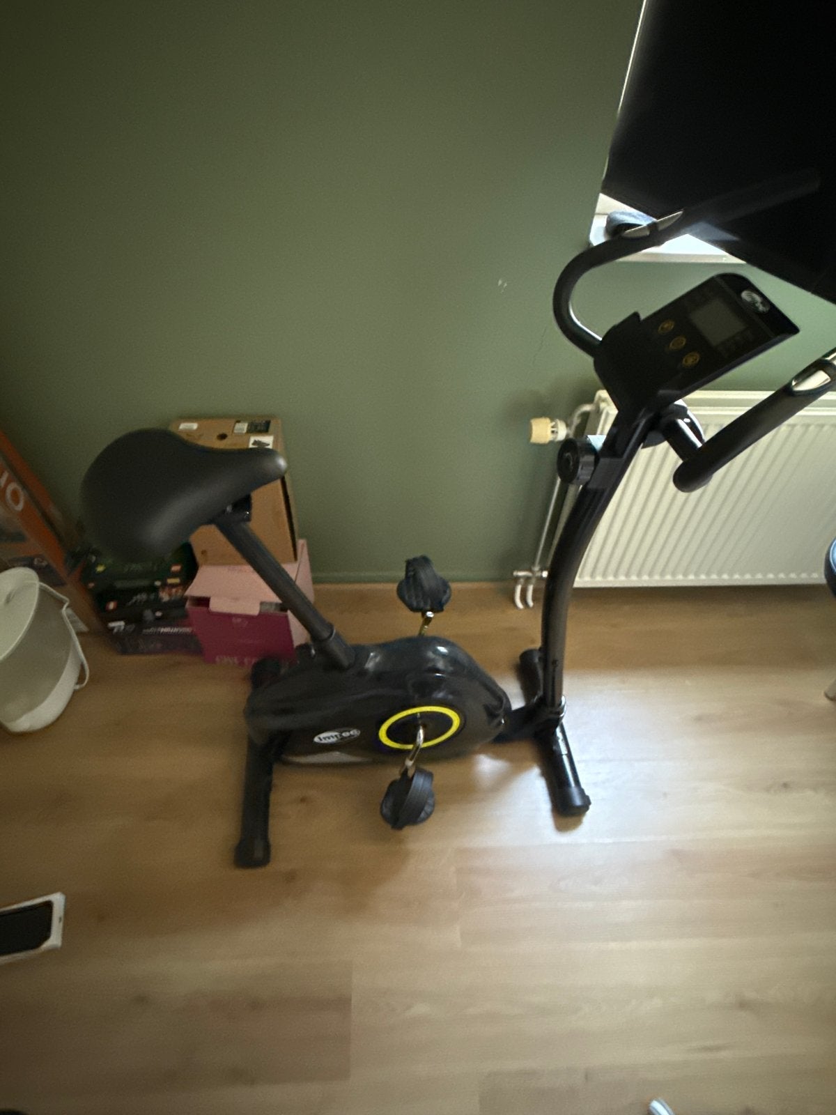 Hometrainer Impec - Zo goed als nieuw, Sport en Fitness, Fitnessapparatuur, Ophalen, Kunststof, Zo goed als nieuw, Benen