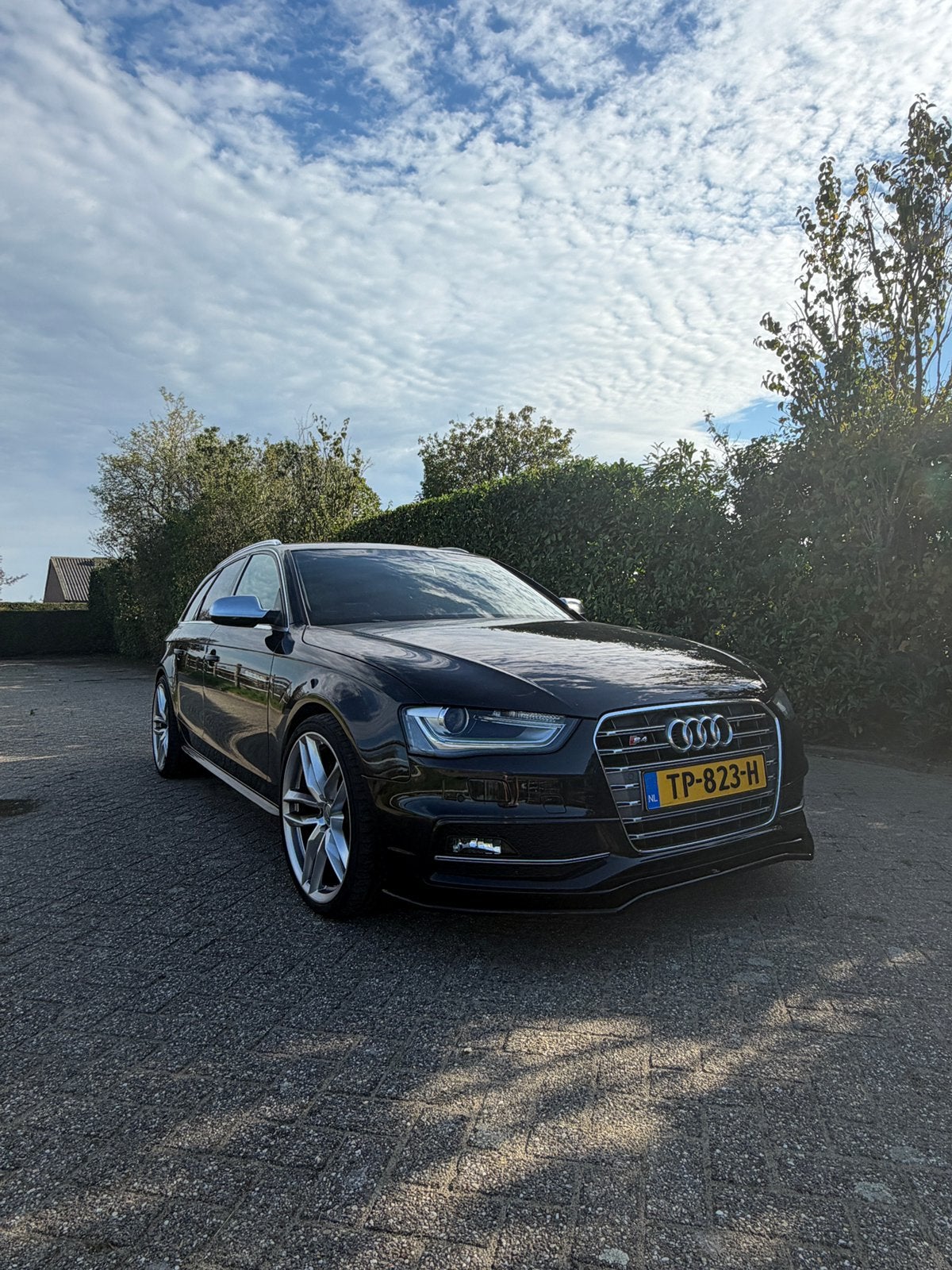 Audi S4 3.0 TFSI | 245KW Avant | 20” | NIEUWE KETTING!! Apk, Auto's, Automaat, Zwart, 2995 cc, Zwart