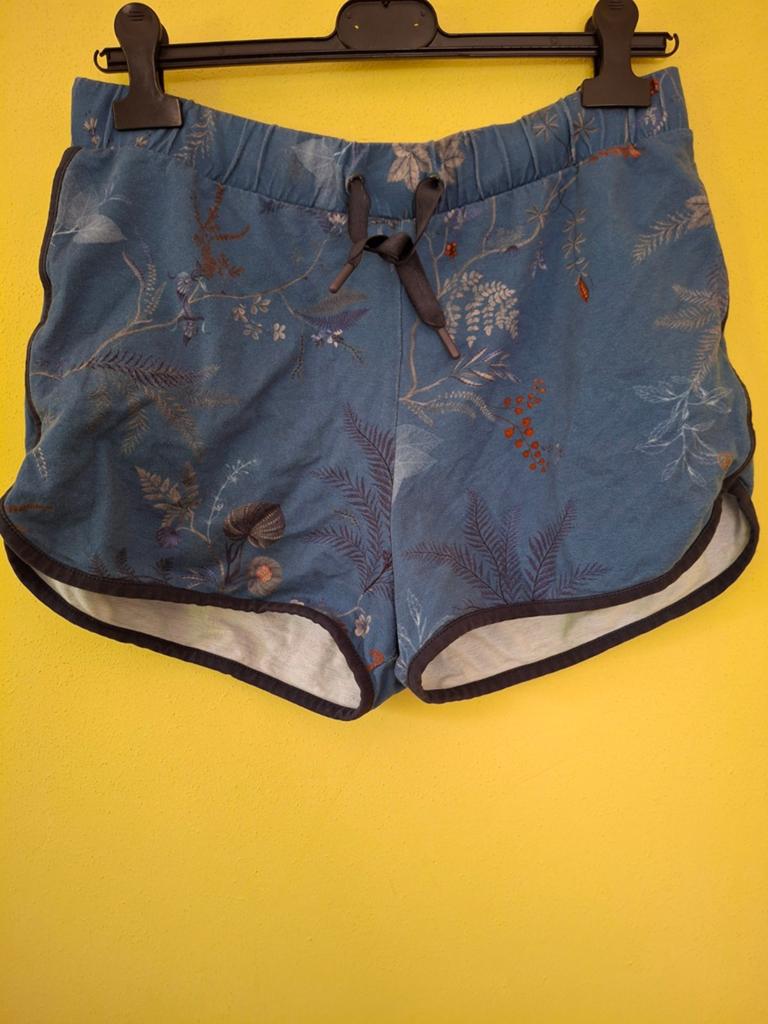 Pip Studio Amsterdam shorts korte broek slaapshort maat M, Maat 38/40 (M), Kort, Blauw, Ophalen of Verzenden