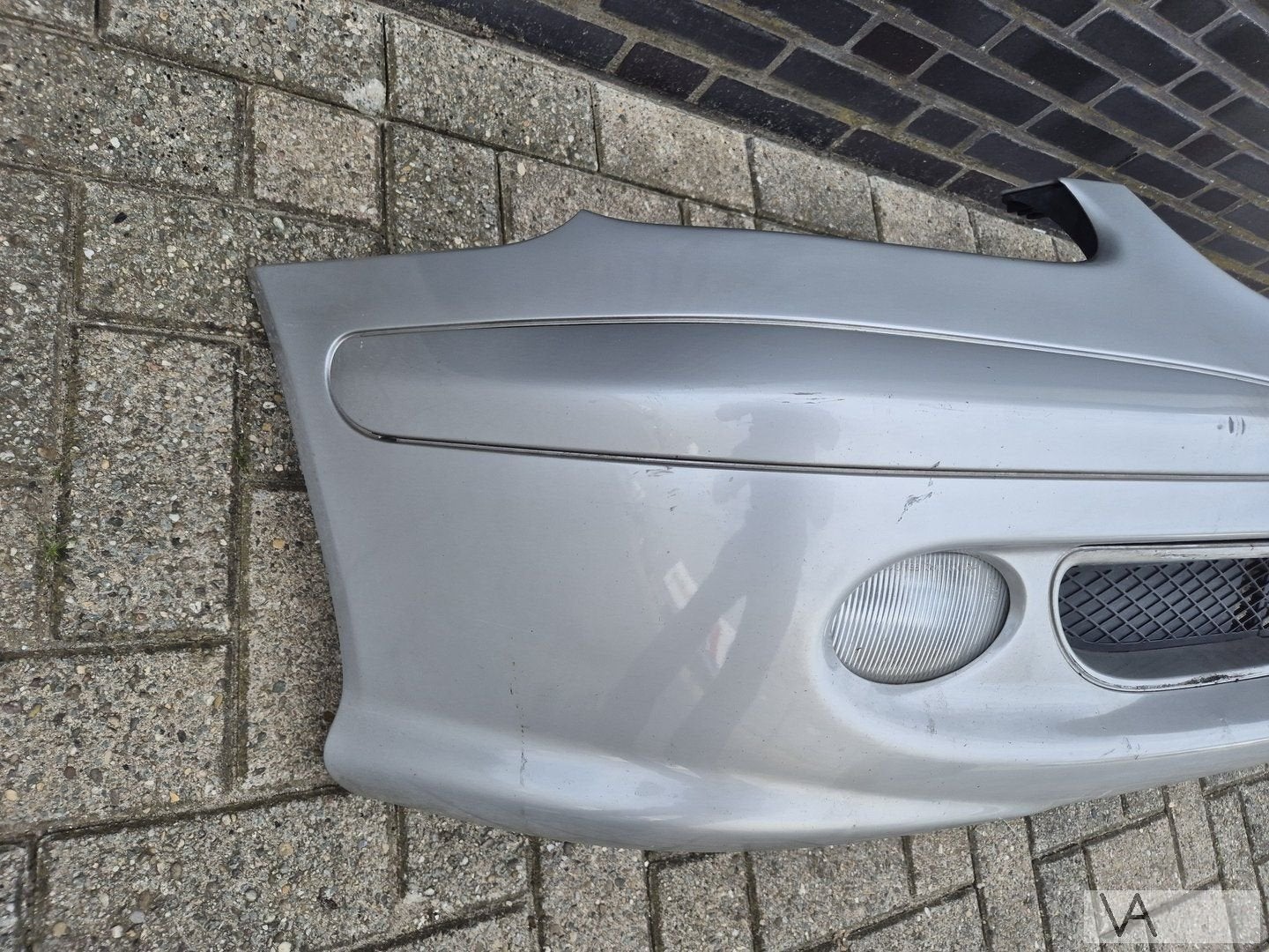 Voorbumper voor Mercedes SLK R170 facelift zilver met lampen, Auto-onderdelen, Gebruikt, -, Voor, Ophalen of Verzenden