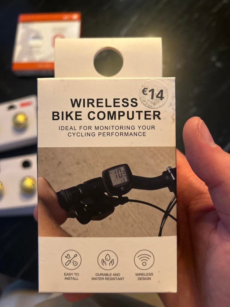 Draadloze Fietscomputer met Snelheidsmeter, Fietsen en Brommers, Fietsaccessoires | Fietscomputers, Nieuw, Draadloos, Ophalen of Verzenden