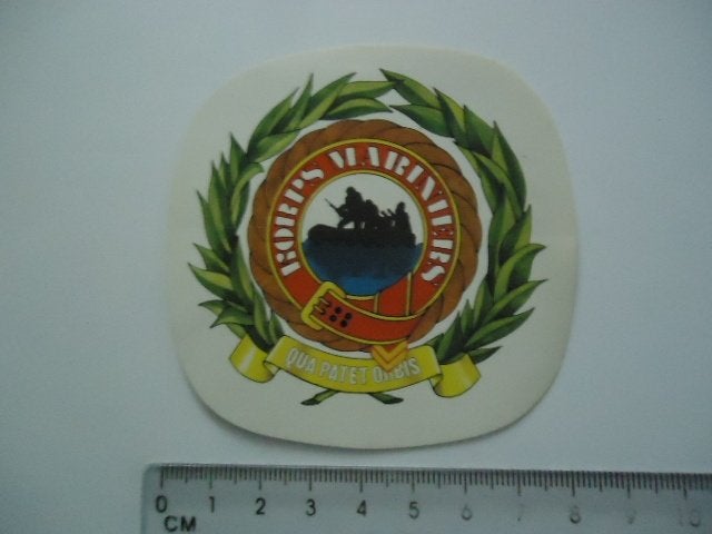 sticker oud Korps MARINIERS leger vintage commando militair, Verzenden, Zo goed als nieuw, Bedrijf of Vereniging
