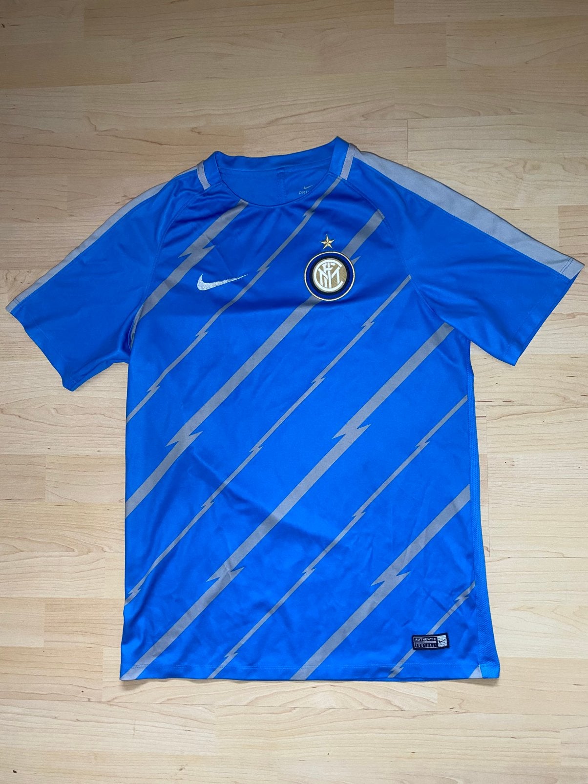 Nike Inter Milan Dry Squad Trainingsshirt 2016/2017 - Maat M, Maat M, Ophalen of Verzenden, Zo goed als nieuw, Shirt