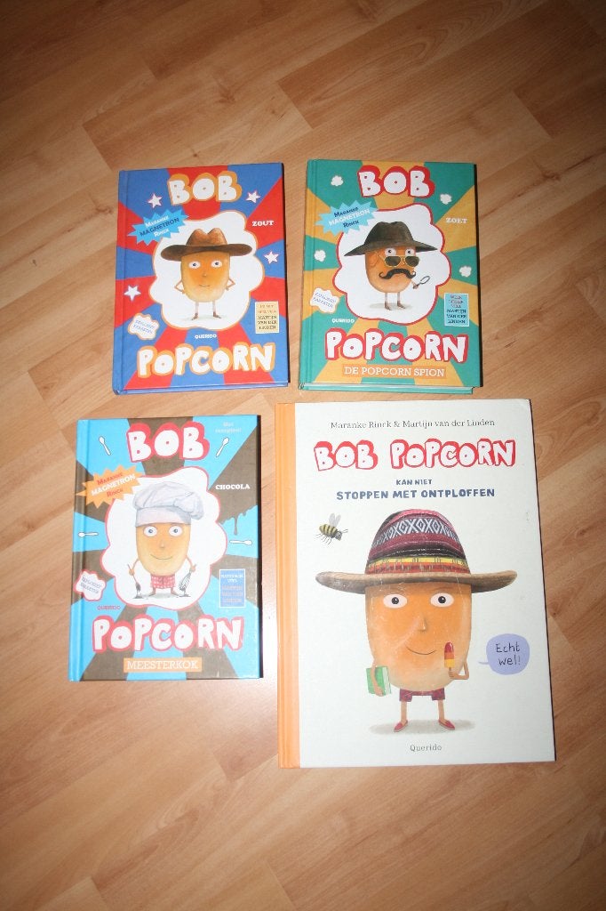 Maranke Rinck - Bob Popcorn - hardcover - 7,50 per stuk, Boeken, Verzenden, Zo goed als nieuw, Fictie algemeen