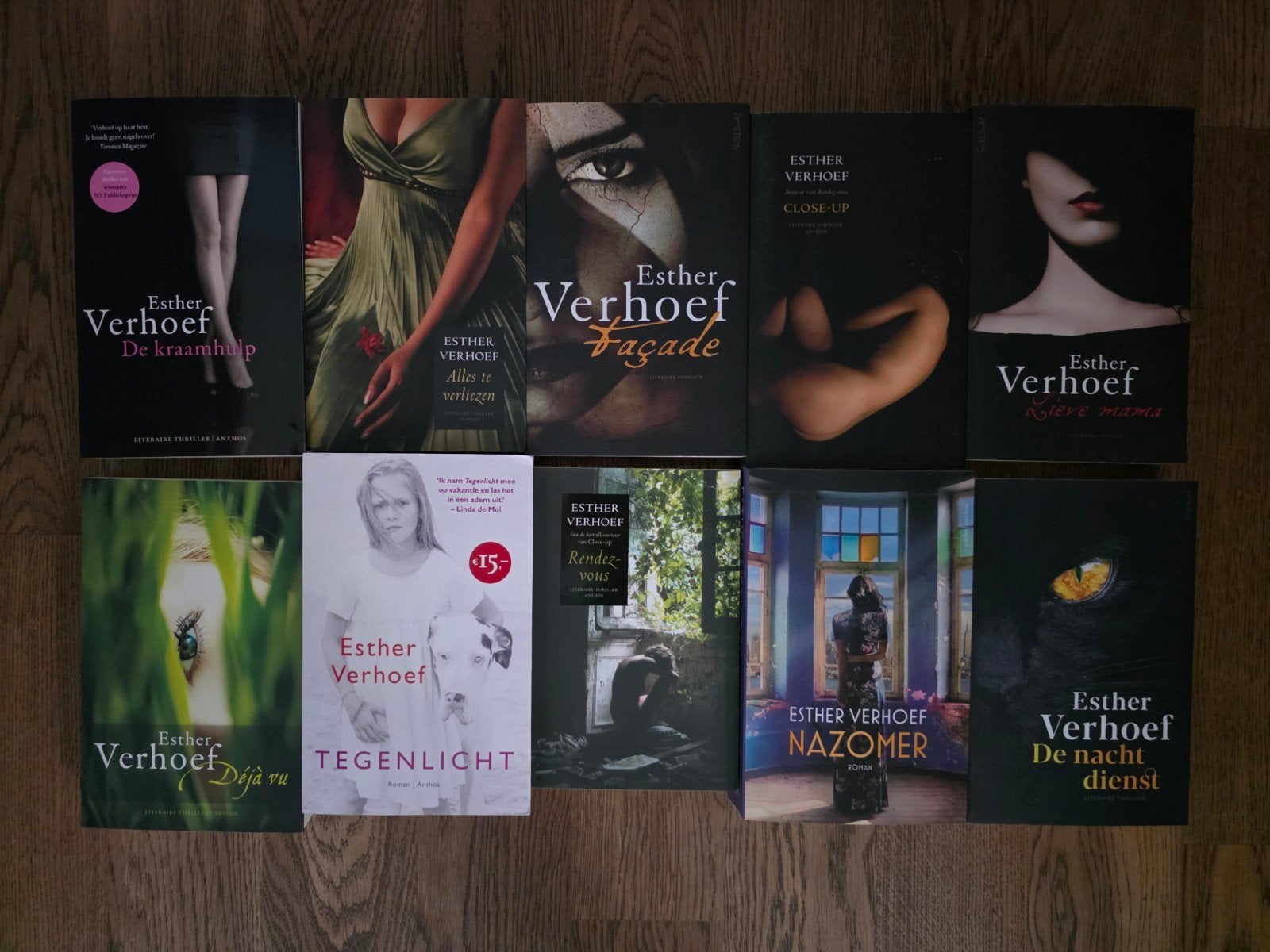 Diverse thrillers van Esther Verhoef - Set van 10 boeken, Ophalen, Zo goed als nieuw, Esther Verhoef, Nederland