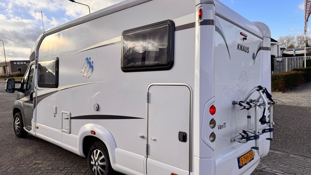Knaus Van TI 650 MEG Enkelbed|Zonpaneel|TV|Navi|Camera|150pk, Caravans en Kamperen, Campers, Fiat, Tot en met 2, 6 tot 7 meter