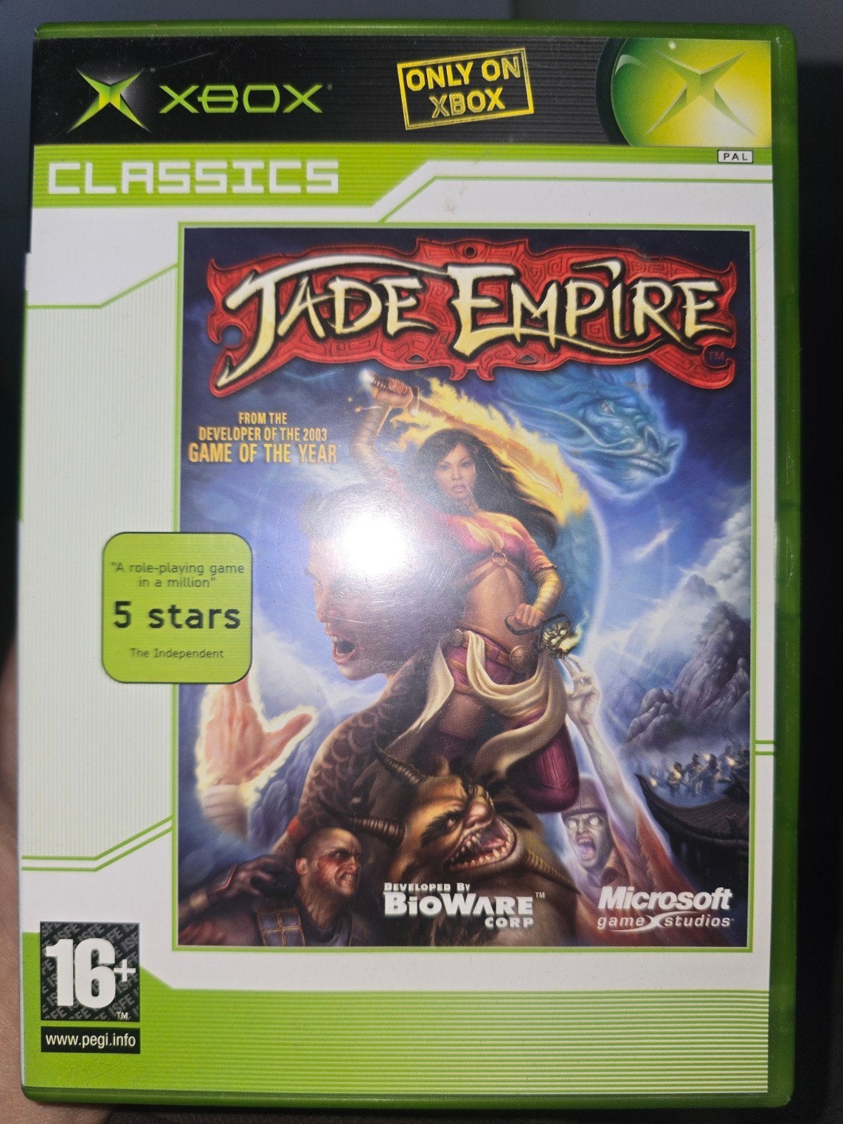 Jade Empire Xbox Classic, Avontuur en Actie, Gebruikt, 1 speler, Ophalen of Verzenden