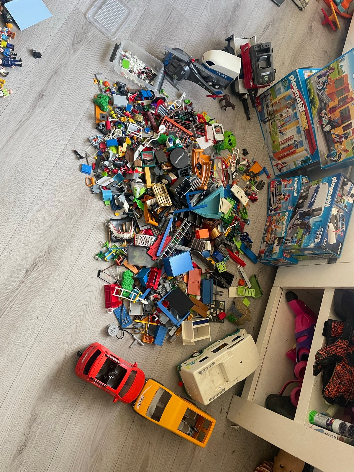 Grote Playmobil collectie met diverse sets en figuren, Gebruikt, Complete set, Overige typen, Ophalen of Verzenden