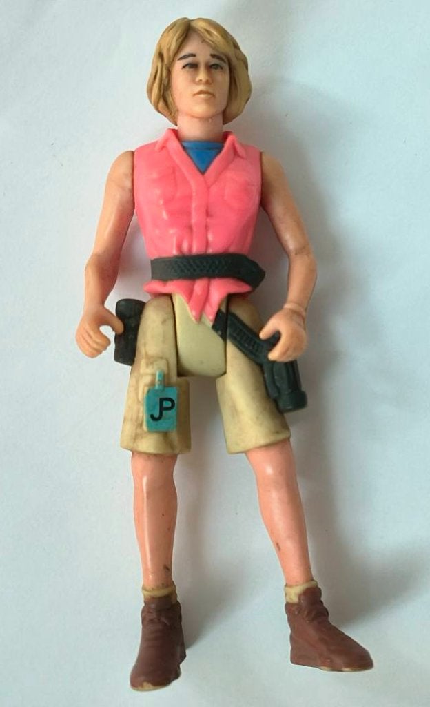 Jurassic Park Ellie Action poppetje, Ophalen of Verzenden, Overige figuren, Zo goed als nieuw, Beeldje of Figuurtje