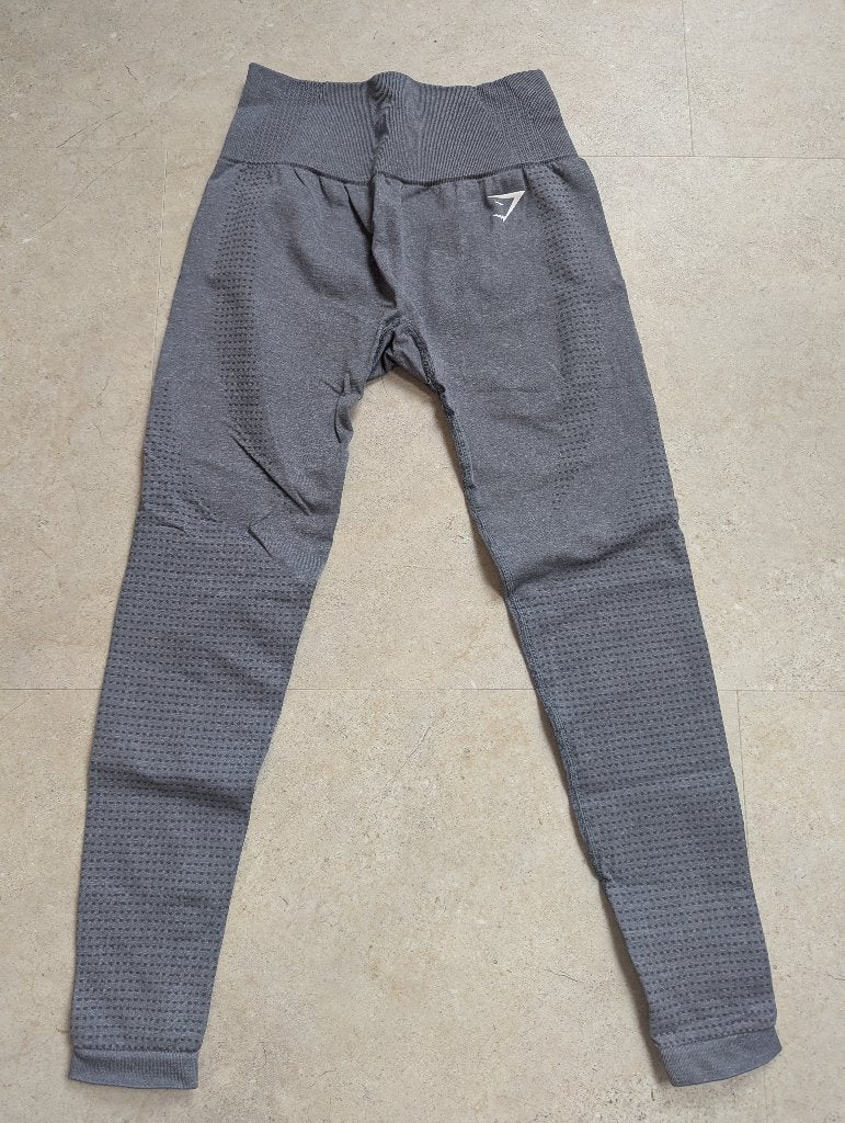 Gymshark Legging Maat S - Grijs, Verzenden, Maat 36 (S), Grijs, Gymshark