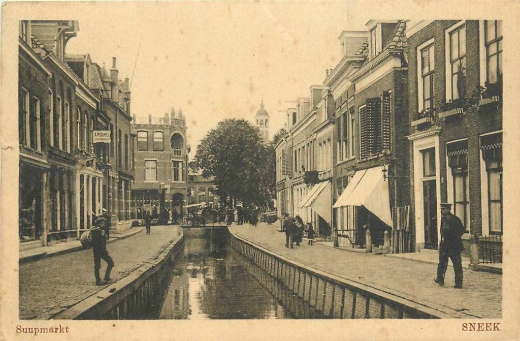388-307-041 Sneek Suupmarkt, Verzenden, Voor 1920, Friesland
