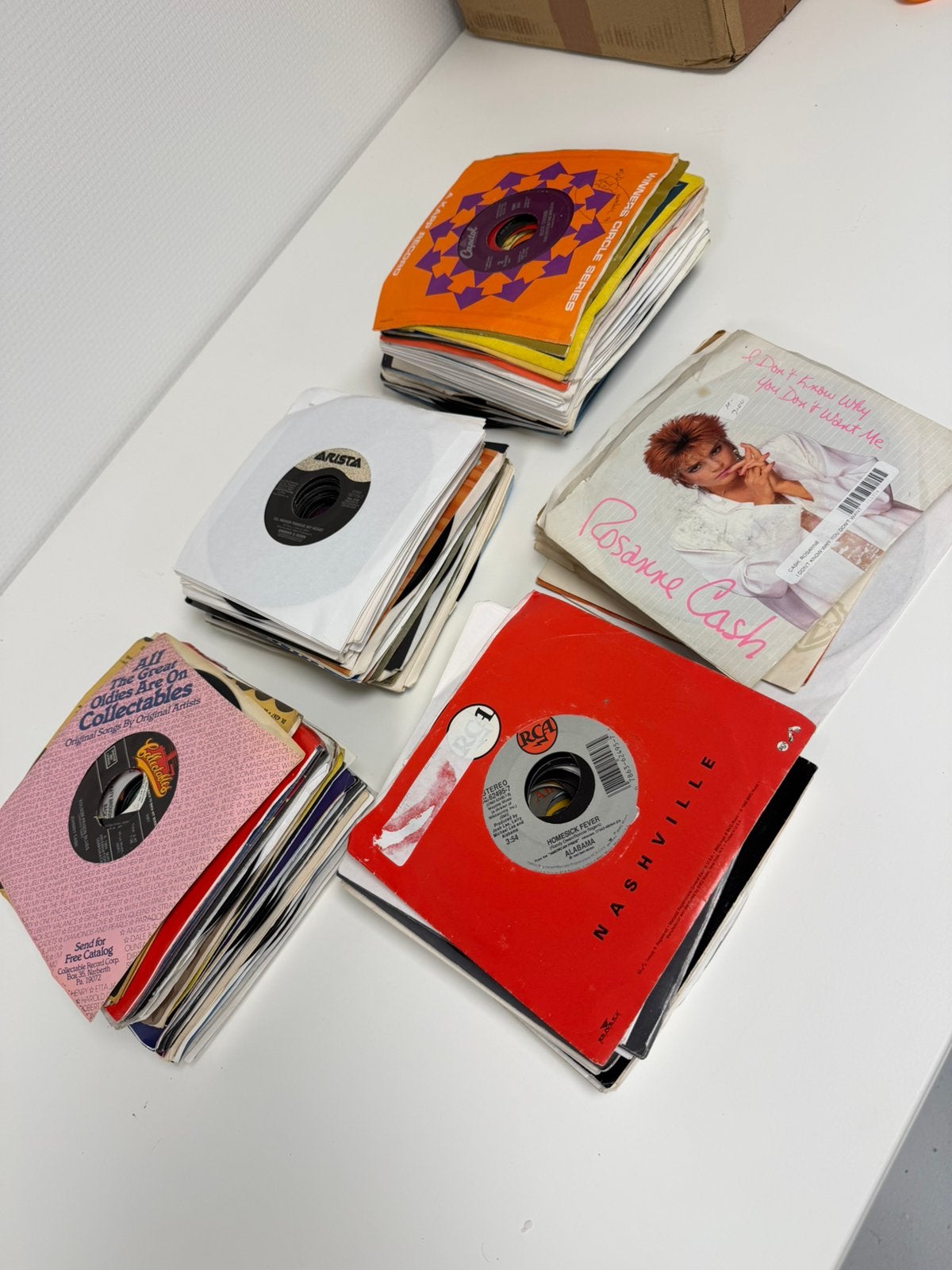 Partij 175 Vinyl Singles 7 Inch LP single Platen In 1 Koop, Ophalen of Verzenden, Zo goed als nieuw, 7 inch