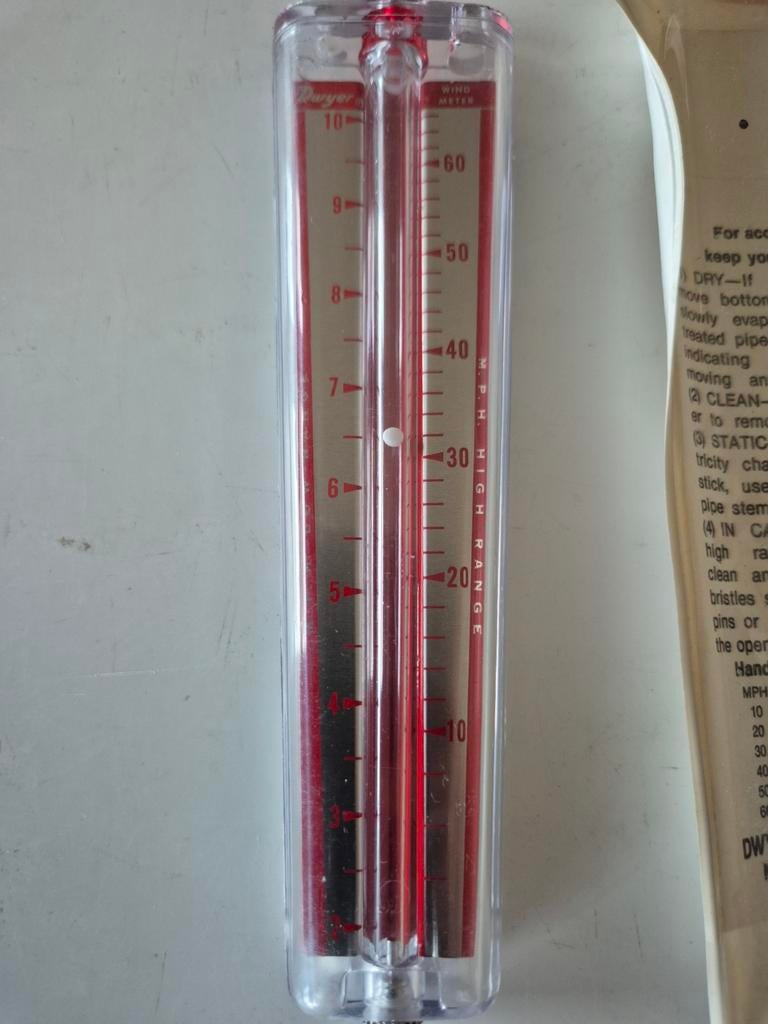 Vintage windmeter, Ophalen of Verzenden, Zo goed als nieuw, Overige typen