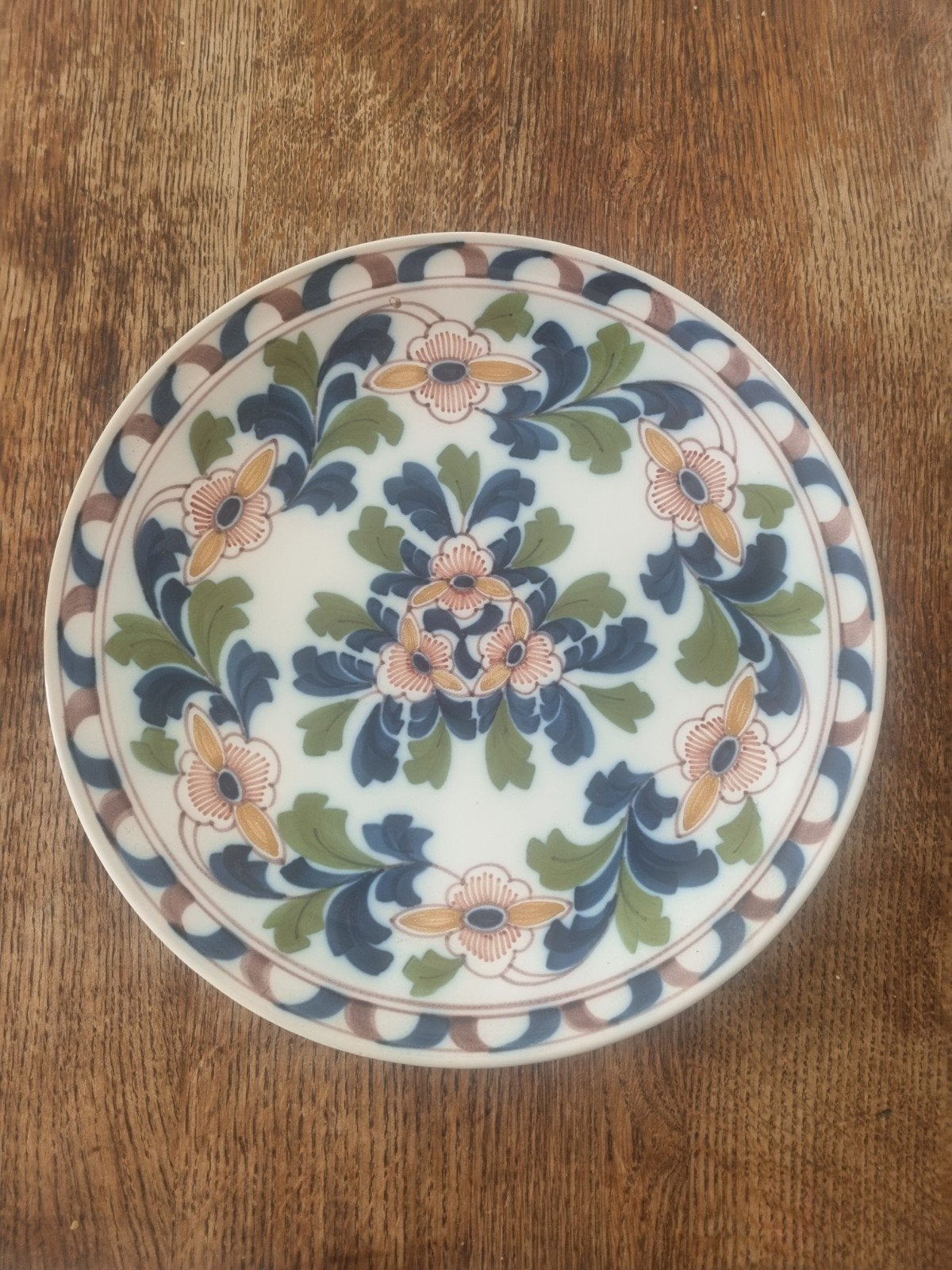 Makkum Tichelaar wandbord bloemmotief 30 cm, Antiek en Kunst, Ophalen of Verzenden