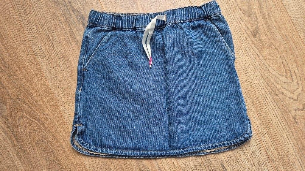 Spijkerrokje Benetton, maat 140, Gebruikt, Meisje, Ophalen of Verzenden, Jurk of Rok
