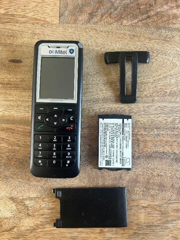 ☎️ Aastra Mitel 612DT Dect 612D T Accu + clip 50008368 ☎️, Ophalen of Verzenden, Zo goed als nieuw, 1 handset