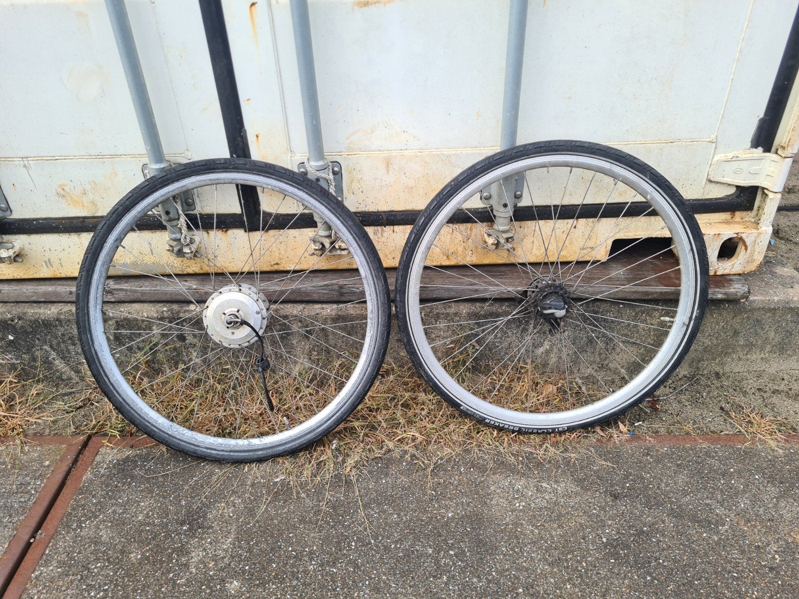 Voque basic fietsswielen  en computer, Gebruikt, Elektrische fiets, Aluminium, Ophalen