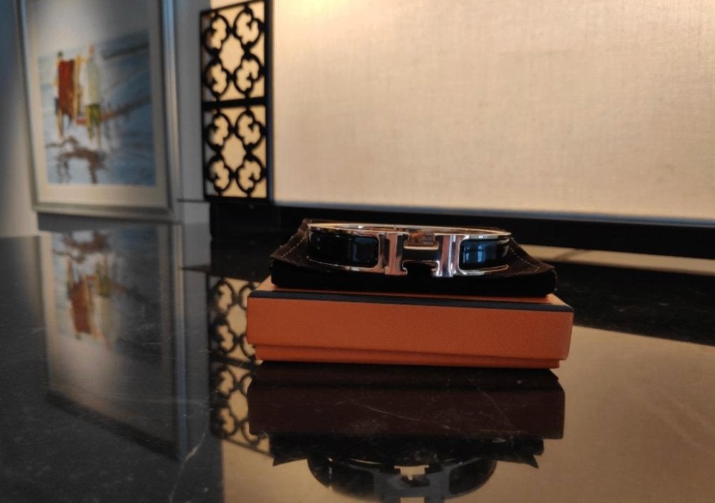 HERMES clic clac bracelet, Sieraden, Tassen en Uiterlijk, Armbanden, Ophalen of Verzenden, Nieuw, Zwart, Goud