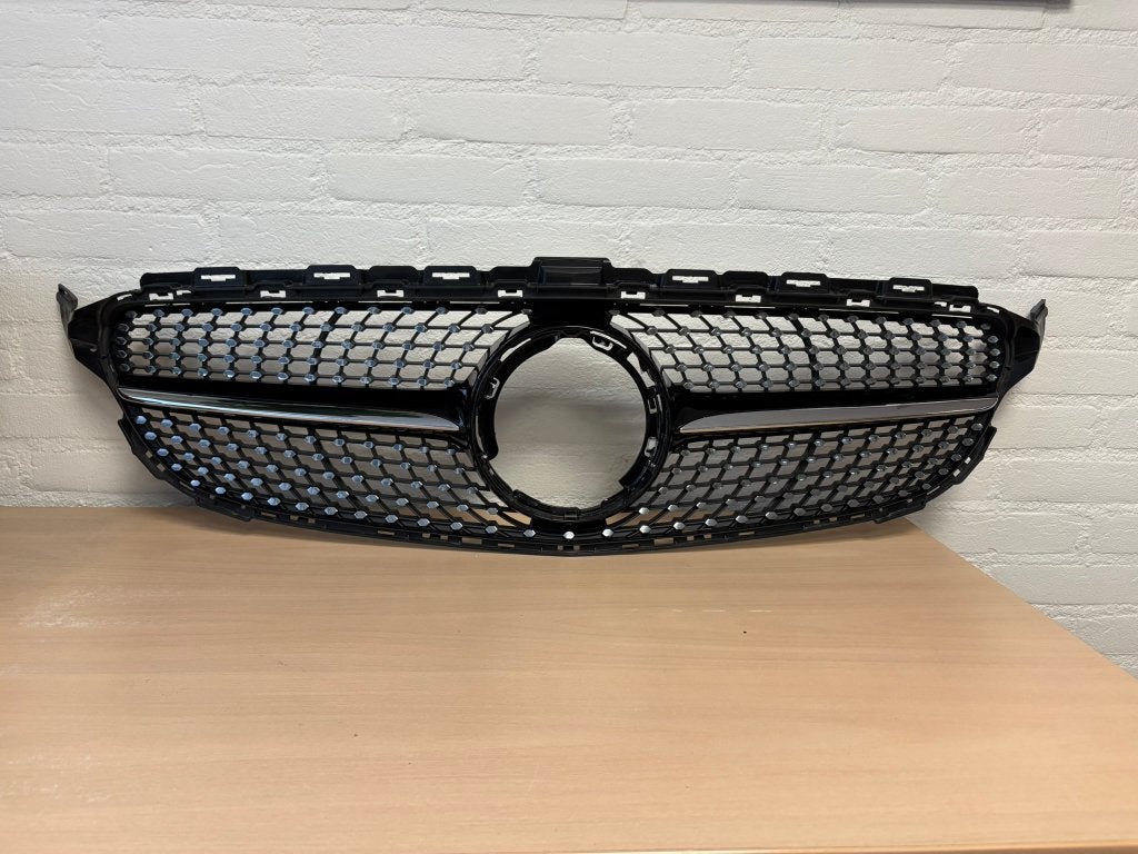 Originele Mercedes Benz Diamond Grill C klasse AMG chrome, Ophalen, Gebruikt, Voor, Mercedes-Benz